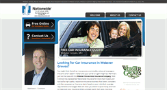 Desktop Screenshot of carinsurancewebstergroves.com