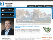 Tablet Screenshot of carinsurancewebstergroves.com